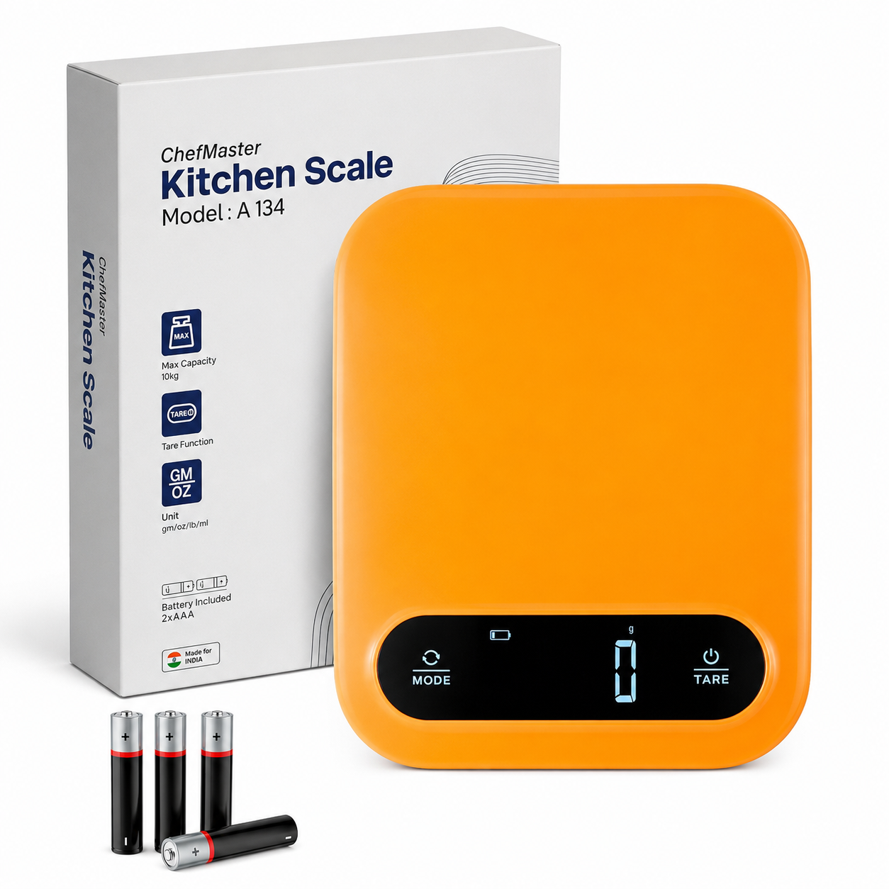 5Kg Kitchen Weight Machine, Digital Scale with LCD Display, Scale for Home Baking, Cooking & Balance Diet. Machine with capacity 5Kg, A 138,Color May Vary