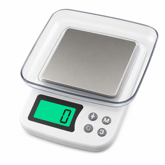 100 Series Digital Pocket Weighing Scale, 200g Capacity with 0.01g Precision | Auto Calibration & Tare Function | Jewellery, Kitchen, Lab Use | 2 AAA Batteries Included. For Domestic use only